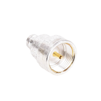Imagen de Adaptador UNIDAPT Hembra a Conector SMB Plug (Pin Hembra), Plata/ Oro/ Teflón.
