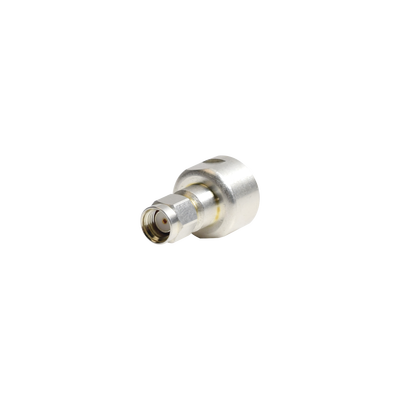 Imagen de Adaptador UNIDAPT Hembra a SMA Macho Inverso. Plata / Oro / Teflón.
