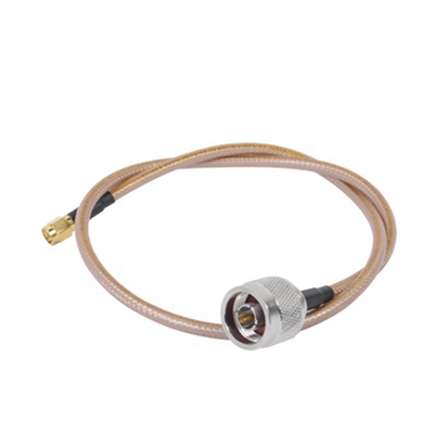 Imagen de Jumper con Cable LP142 de 60 cm, con Conectores N Macho a SMA Inverso Macho (Hasta 8GHz)