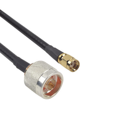 Imagen de Jumper de 60cm con Cable LP240 y conectores N Macho y SMA Macho Inverso.