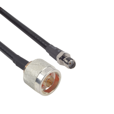 Imagen de Cable LMR-240UF (Ultra Flex) de 60 cm con conectores N Macho y SMA Hembra.