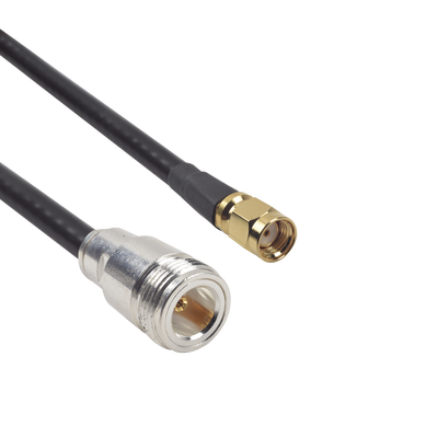 Imagen de Cable LMR-240UF (Ultra Flex) de 60 cm con conectores N Hembra y SMA Macho Inverso.
