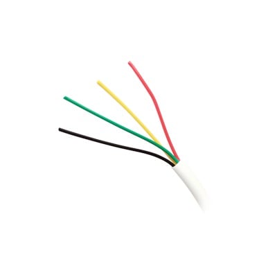 Imagen de Bobina de Cable de 305 metros , 4 x 18 AWG , Aislamiento individual de Policloruro de Vinilo (PVC),  con propiedades Antiflama, para aplicaciones en sistemas de seguridad.