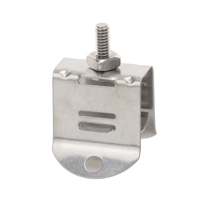 Imagen de Sujetador de doble click para cable coaxial de 1/2 paquete de 10 piezas.