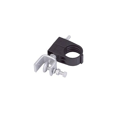 Imagen de Sujetador para 1 cable de 1/2". Instalación en ángulo. Soporte de acero inoxidable.
