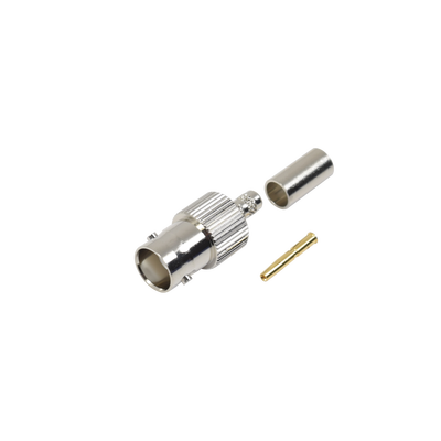 Imagen de Conector BNC Hembra de anillo plegable para cable RG-58/U, RG-142/U.