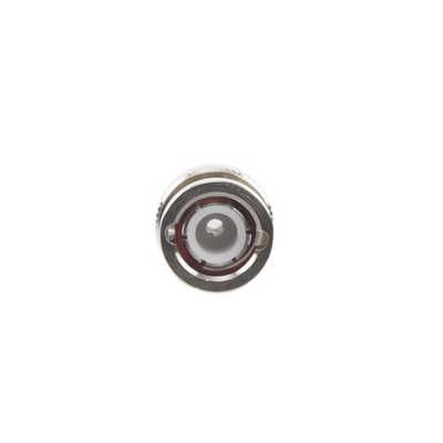 Imagen de Conector BNC Macho de Anillo Plegable para Cable LMR-195, RG-58/U, RG-142/U, Níquel/ Oro/ Delrin.