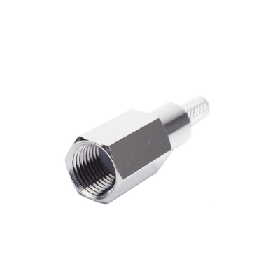 Imagen de Conector FME Macho de anillo plegable para cable RG-58/U, Niquel/ Oro/ Teflón.