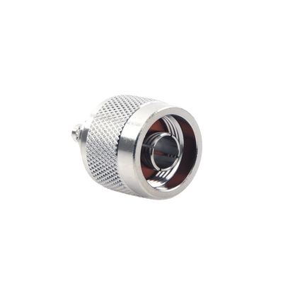 Imagen de Conector N Macho Coaxial de Anillo Plegable para Cable RG-142/U, Niquel/ Oro/ Teflón.