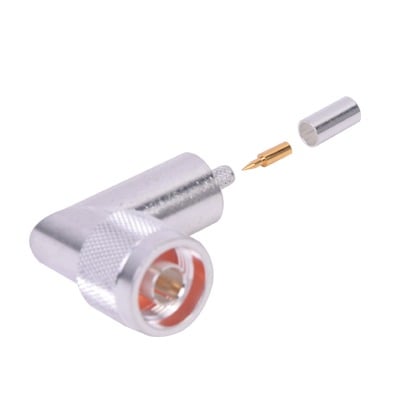 Imagen de Conector N macho en A/R de anillo plegable para cable RG-58/U.