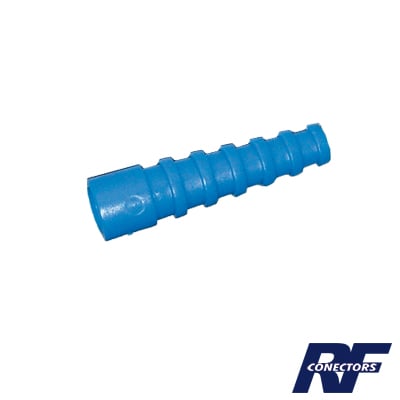 Imagen de Soporte Azúl de Alivio a Tensión en Conectores y Cables tipo RG-58/U, RG-142/U, LMR-195.