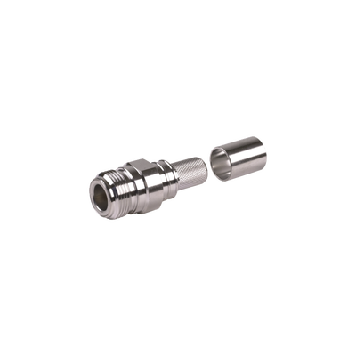 Imagen de Conector N Hembra Plegable con Pin Cautivo para cables RG8 LMR-400