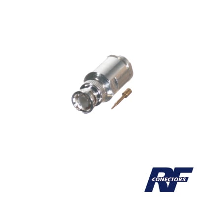 Imagen de Conector BNC Macho de Rosca para Cables con Conductor Central de AWG-11 ó 13 tipo RG-8/U (8237), RG-213/U (8267), RG-214 (8268).
