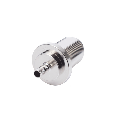 Imagen de Conector N Hembra Hermético, montaje Frontal para panel en 2D Plano.