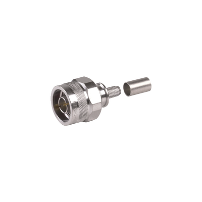 Imagen de Conector N Macho Plegable con Pin Cautivo para cables RG8X, LMR240, 9258.