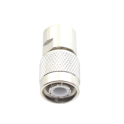 Imagen de Conector TNC Macho de Rosca para Cables RG-8/X, LMR-240, Níquel/ Oro/ Teflón.