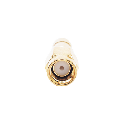 Imagen de Conector SMA Macho Inverso de Anillo Plegable para Cables RG-8/X, LMR-240, 9258, Oro/ Oro/ Teflón.â€‹
