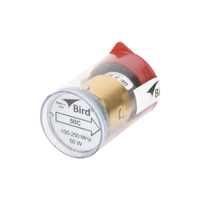 Imagen de Elemento de 50 Watt en linea 7/8" para Wattmetro BIRD 43 en Rango de Frecuencia de 100 a 250 MHz.