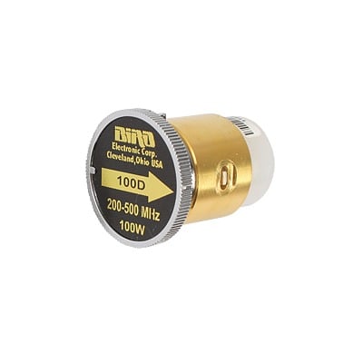 Imagen de Elemento de 100 Watt en Línea 7/8" para Wattmetro BIRD 43 en Rango de Frecuencia de 200 a 500 MHz.