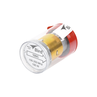 Imagen de Elemento de 100 Watt en Línea 7/8" para Wattmetro BIRD 43 en Rango de Frecuencia de 100 a 250 MHz.