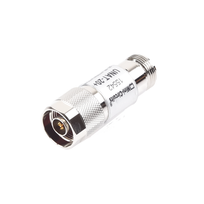 Imagen de Atenuador en Línea de 20 dB, 0.5 W, Conectores N Macho-Hembra, CD-6 GHz.