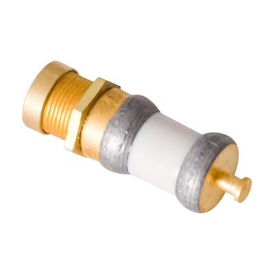 Imagen de Capacitor Variable de Aire, 1-20 pF para Reemplazo en el Ajuste del Rechazo de Banda en Duplexers VHF (L=12,44 mm).