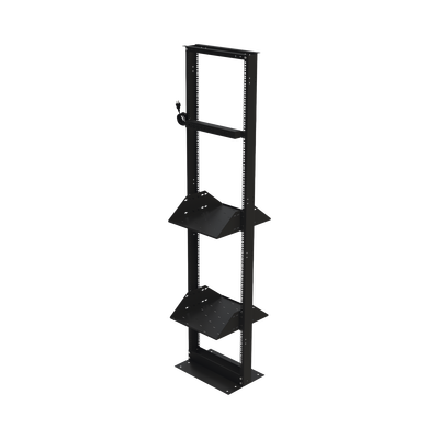 Imagen de Kit de Rack Estándar 19", 45 UR con 2 Charolas  y PDU (8 tomas). Ideal para UPS y Servidores tipo Torre.