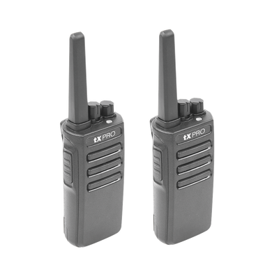 Imagen de Duo de Radios Portatiles UHF, 5W de Potencia, Scrambler de Voz, Alta Cobertura, 400-470 MHZ
