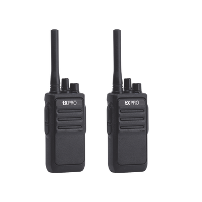 Imagen de Par de radios analógicos, listos para utilizarse, operan en UHF 400-470 MHz de 2 watts de potencia. ¡PRECONFIGURADOS!