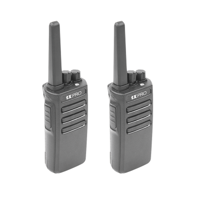 Imagen de Par de radios TX500 VHF 136-174 MHz con 5 watts de potencia, 16 Canales Preconfigurados.