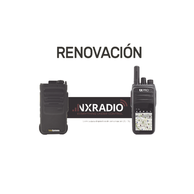 Imagen de Renovacion de Servicio Anual NXRadio para Terminales Android TE320, RG360, RG750 y M6L