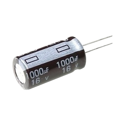 Imagen de Capacitor Electrolítico de Aluminio, Radial de 1000 µFd, 16 Vcc, 105 °C, 10 x 15 mm.