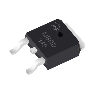 Imagen de Diodo Rectificador Schottky, 3 Amp., 40 PIV, para SMD, Montaje DPAK, Tipo Anodo Dual.