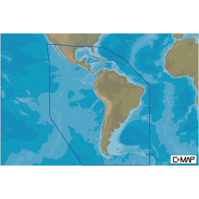 Imagen de M-SA-Y038-MS MAX-N+ mapas del caribe, centro y Sudamérica. Compatible únicamente con series GO, NSO y NSS.