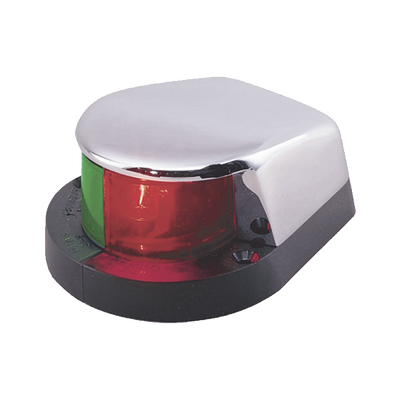 Imagen de Luz Bi-Color con Carcasa Cromada para Embarcaciones a Motor Menores de 12 Metros