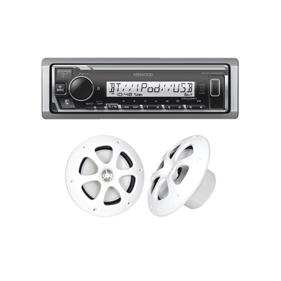 Imagen de Kit de estéreo con Bluetooth KMR-M332BT |  más Par de bocinas KFC-1613MRW