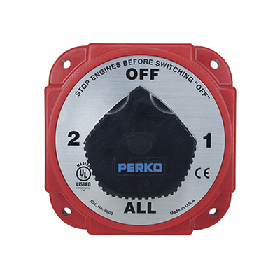 Imagen de Switch Selector de Batería y Alternador de Servicio Pesado, para Sistemas Eléctricos Marinos