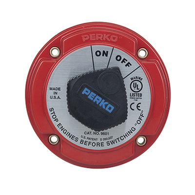 Imagen de Switch Selector de Batería On / Off de Servicio Mediano, para Sistemas Eléctricos Marinos