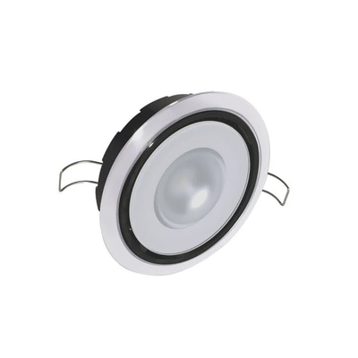 Imagen de Posicionable luz led marina Mirage, emite luz color blanco cálido de 480 lúmenes, para uso interior y exterior con grado de protección IP67.