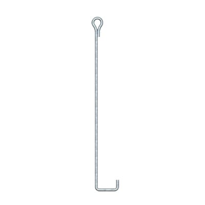 Imagen de Ancla de Suelo con Ojo de Llave Ø 3/4" x 150 cm, Galvanizado por Inmersión en Caliente.