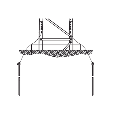 Imagen de Sistema de Aterrizaje en 3 Piernas para Torre SUPER TITAN. Para Sec. 13 a 21.
