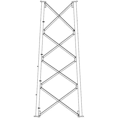 Imagen de Sección 8 Intermedia para Torre Autosoportada línea SSV (Código de Fábrica: 8N)