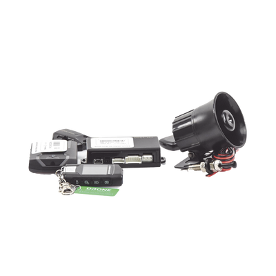 Imagen de (MONITOREO en APP) Kit de Alarma Vehicular Profesional de 2 vías y control LCD con modulo CM2500 Incluye  GPS X1-MAX LTE