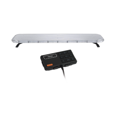 Imagen de Barra de luces LED de 46" Rojo/Azul/Ambar , De 132 LEDs, Controlador Incluido, Ideal para Equipar Unidades de Seguridad Publica