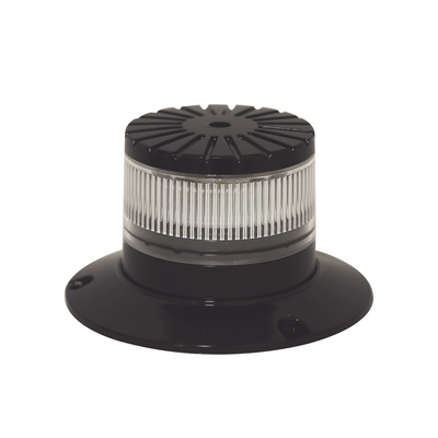 Imagen de Baliza LED compacta discreta, domo claro, color ambar/claro