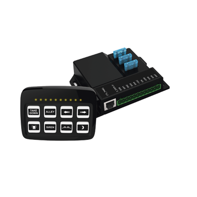 Imagen de Controlador Universal de 8 interruptores, 12-24 Vcd con Montaje Fijo y de Succión