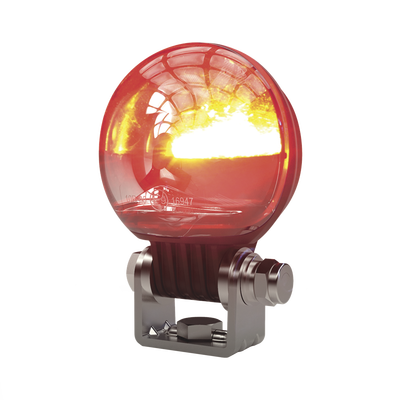 Imagen de Luz LED límite de arco color rojo, para zonas de trabajo en montacargas y vehiculos