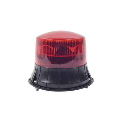 Imagen de Burbuja LED giratoria color rojo, 9 LEDs, montaje permanente