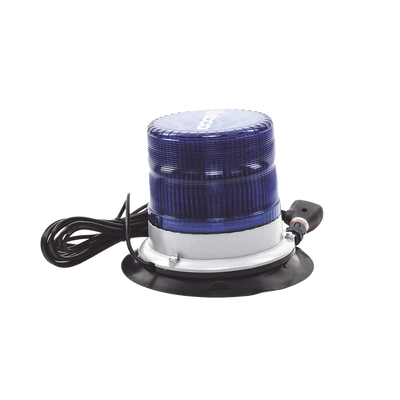 Imagen de Baliza led pulso, 12-24vdc, 11 patrones de flash, montaje de imán de vacío, azul