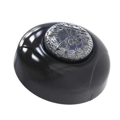 Imagen de Estrobo Oculto de 12 LED, Brida negra, 12 Vcd, Clara, Lente transparente